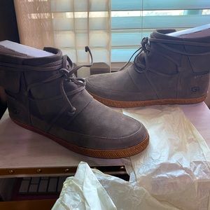 UGG mocasin tan booties Size 10